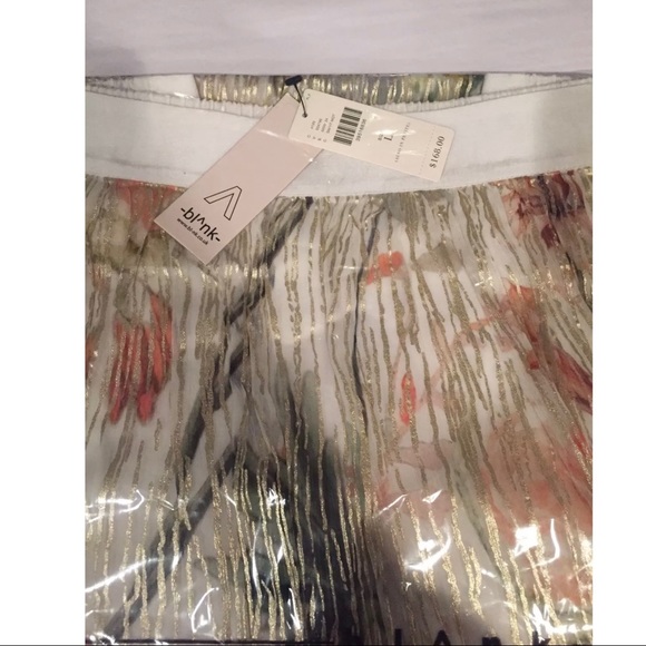 Anthropologie Daybreak Maxi Skirt By Bl-nk London Shimmer Sz L NWT Last One - Picture 3 of 5